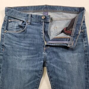 johnnie O Dos Stretch Jeans Mens 32x32 Blue Slim Straight Denim Pants
